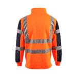 Supertouch - Hi-Vis Rail Spec Orange - 1/4 Zip Sweatshirt - Image 2