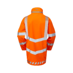 Pulsar Evolution Hi-Vis Rail Spec Orange 3 layer Storm Coat - Image 2