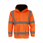 Hydra Matrix Hi-Vis Rail Spec Orange FR Foul Weather Bomber Jacket