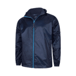 Uneek Active Windcheater Jacket - Navy / Surf Blue