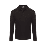 Orn Weaver Premium Long Sleeve Poloshirt - Black