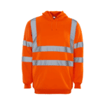 Supertouch - Hi-Vis Rail Spec Orange Hoody Style Sweatshirt