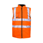 Supertouch - Hi-Vis Rail Spec Orange Reversible Body Warmer