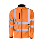 Supertouch - Hi-Vis Rail Spec Orange Softshell Jacket