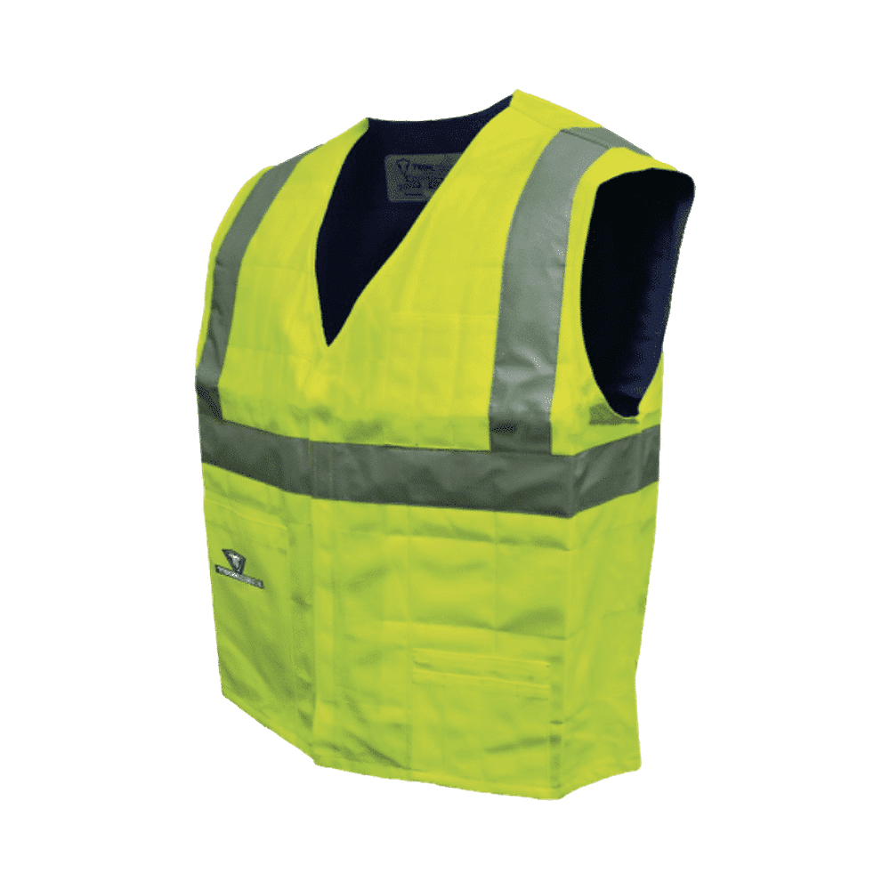 6535-Yellow-2-1.png Evaporative Cooling Hi-Vis Yellow Vest / L/XL - Image 1