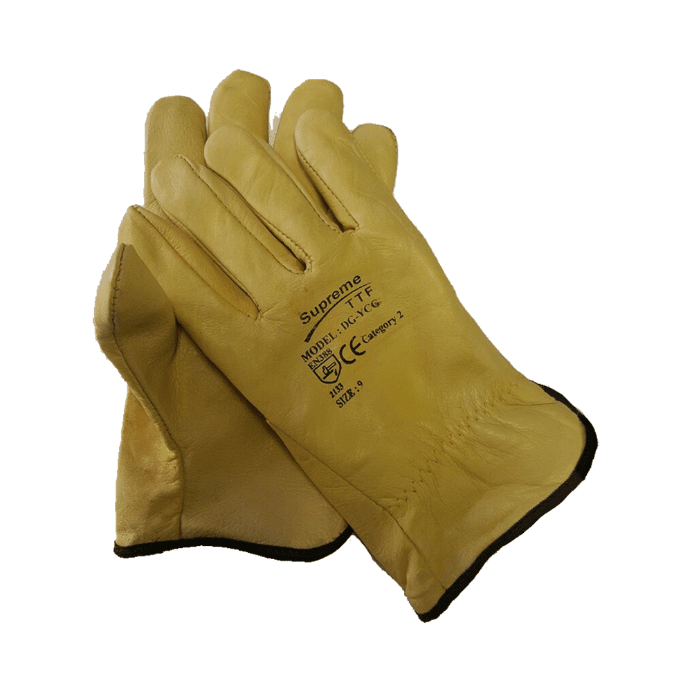 86238143_800x800-2-1.png Supreme TTF High Quality Cow Grain Leather Gloves with Cotton Lining - Size 10 - Image 1