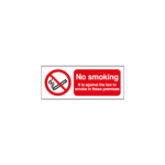 No Smoking It Is Against The Law Sign