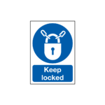 Keep Locked Sign