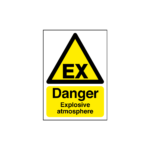 Danger Explosive Atmosphere Sign