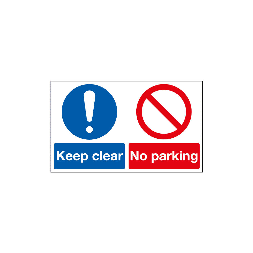 CS-SS-18481-1.png Keep Clear No Parking Sign - Image 1
