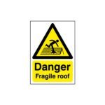 Danger Fragile Roof Sign