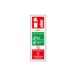 Foam Extinguisher For Use On Sign