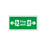 Fire Exit Arrow Left & Right Sign