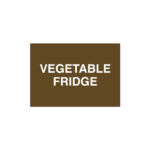 Vegetable Fridge Sign