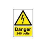Danger 240 Volts Sign