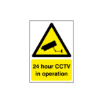 24 Hour CCTV In Operation Sign - Image 2