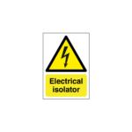 Electrical Isolator Sign