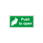 Push To Open Sign