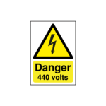 Danger 440 Volts Sign