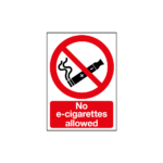 No E-Cigarettes Allowed Sign