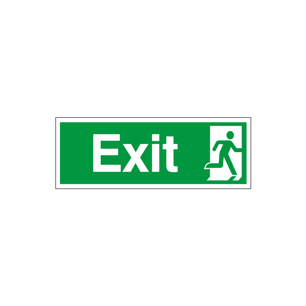 CS-SS-45051-1-1.png Exit Running Man Right Sign - Image 1