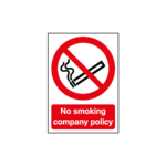 No Smoking Company Policy Sign