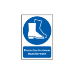 Protective Footwear Must Be Worn Sign
