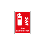 Fire Extinguisher Symbol & Flame Sign