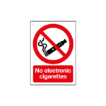 No Electronic Cigarettes Sign