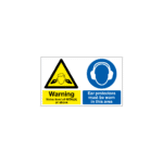 Warning Noise Level Of 80Db(A) Or Above Ear Protectors Must Be Worn In This Area Sign