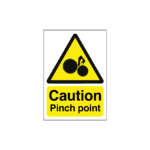 Caution Pinch Point Sign