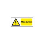Main Switch Sign