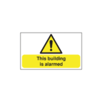 This Building Is Alarmed Sign