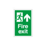 Fire Exit Running Man Up Sign