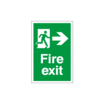 Fire Exit Running Man Right Sign