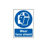 Wear Face Shield Sign
