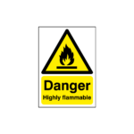 Danger Highly Flammable Sign