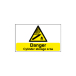 Danger Cylinder Storage Area Sign