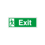 Exit Running Man Left Sign