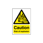 Caution Risk Of Explosion Sign