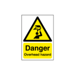 Danger Overhead Hazard Sign
