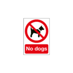 No Dogs Sign