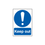 Keep Out Sign