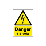 Danger 415 Volts Sign