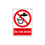 Do Not Drink Sign