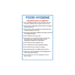Food Hygiene Sign