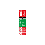 Co2 Extinguisher For Use On Sign
