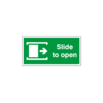Slide To Open Right Sign