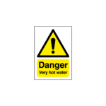 Danger Very Hot Water Sign