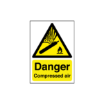 Danger Compressed Air Sign